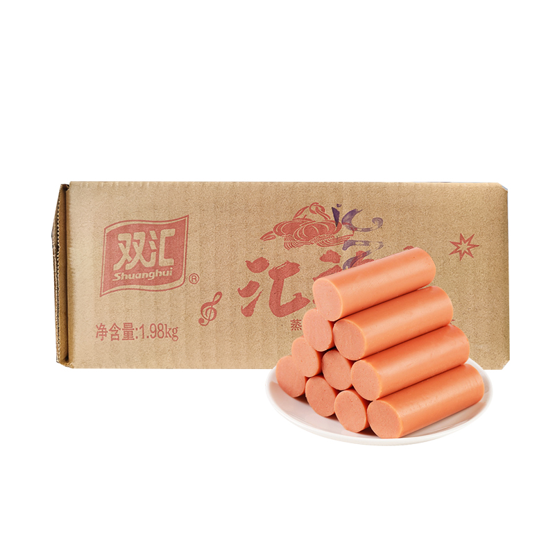 整箱双汇汇福来蒸煮淀粉肉肠22g即食淀粉香肠