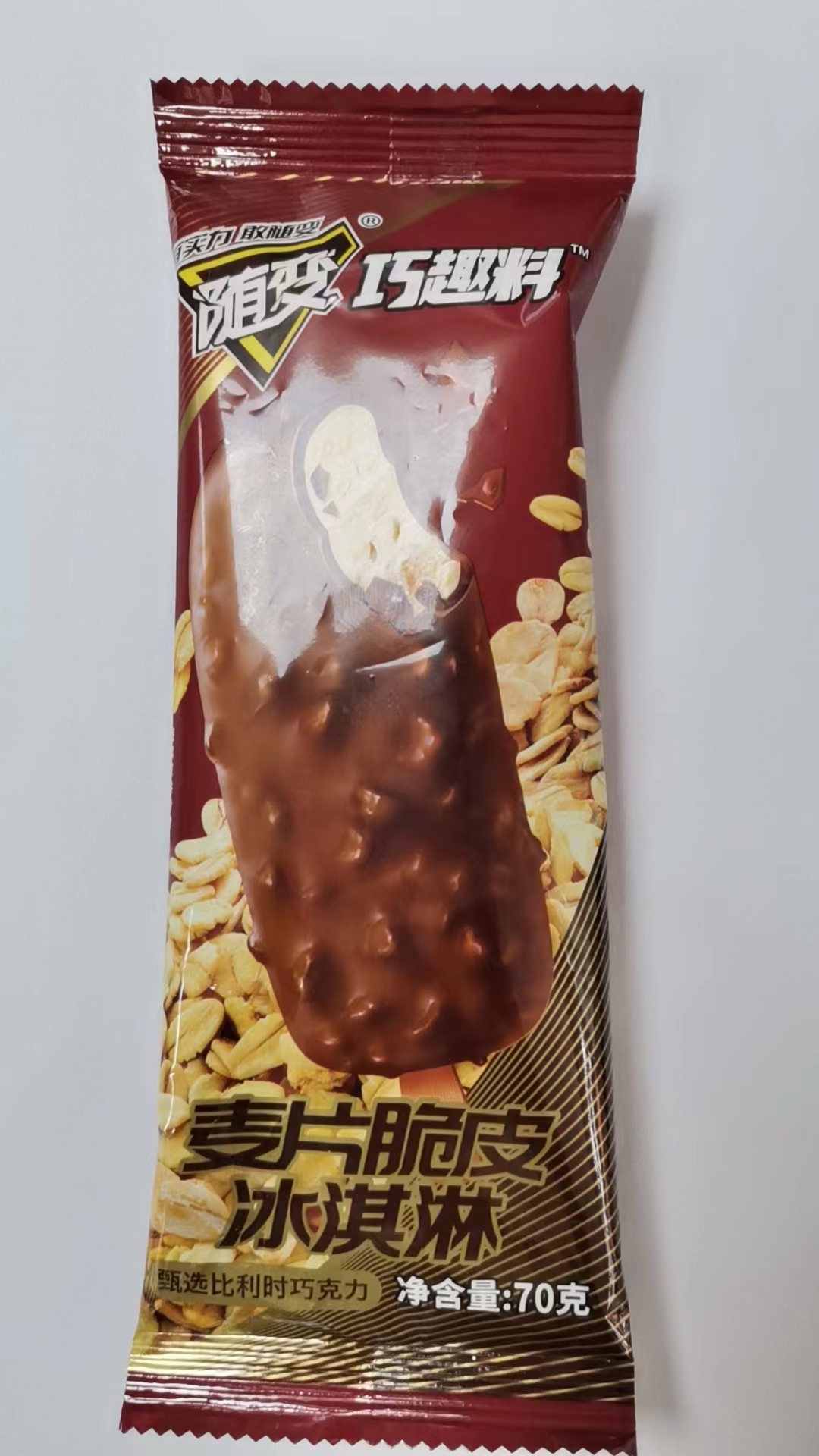 随变麦片脆皮冰淇淋
