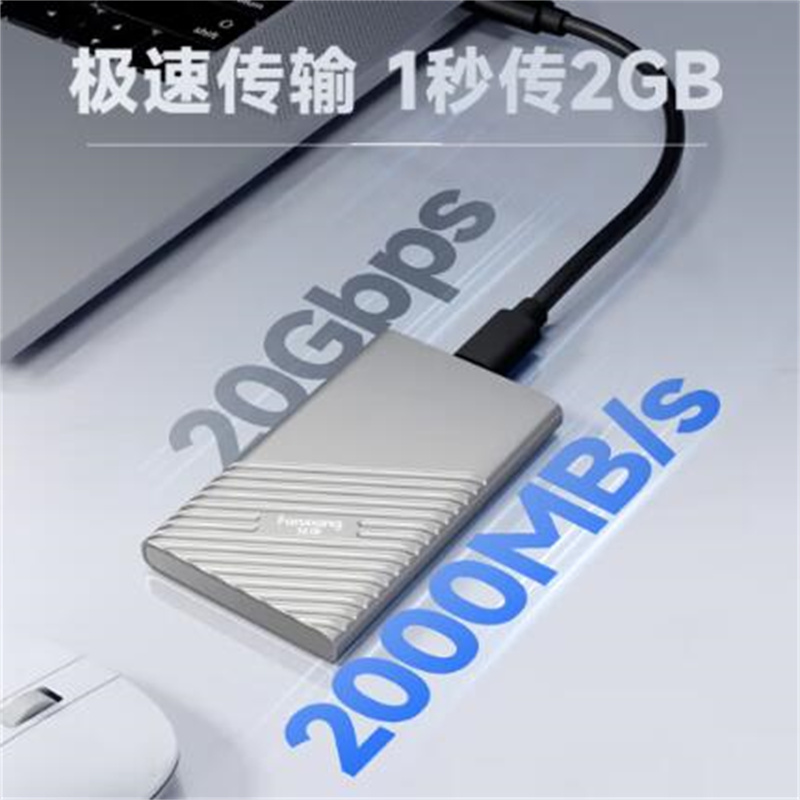 梵想全金属移动固态硬盘(PSSD)Type-c固态硬盘USB3.2高速传输 PS2000