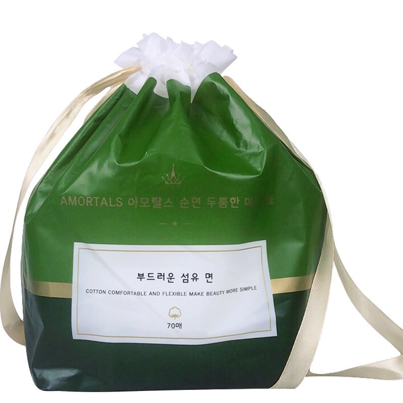 AMORTALS/尔木萄绿森林加厚纯棉卷筒洗脸巾70片单包