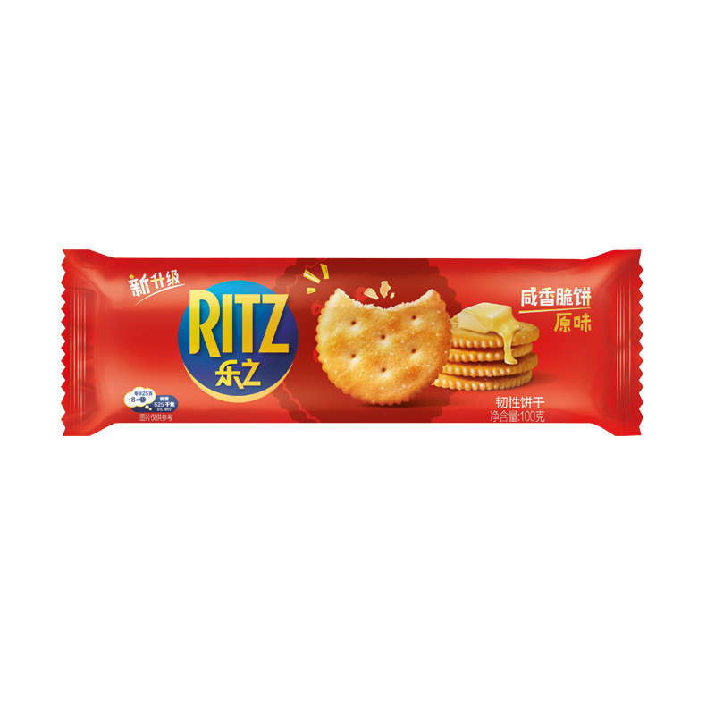 乐之韧性饼干原味100g【5袋起订】