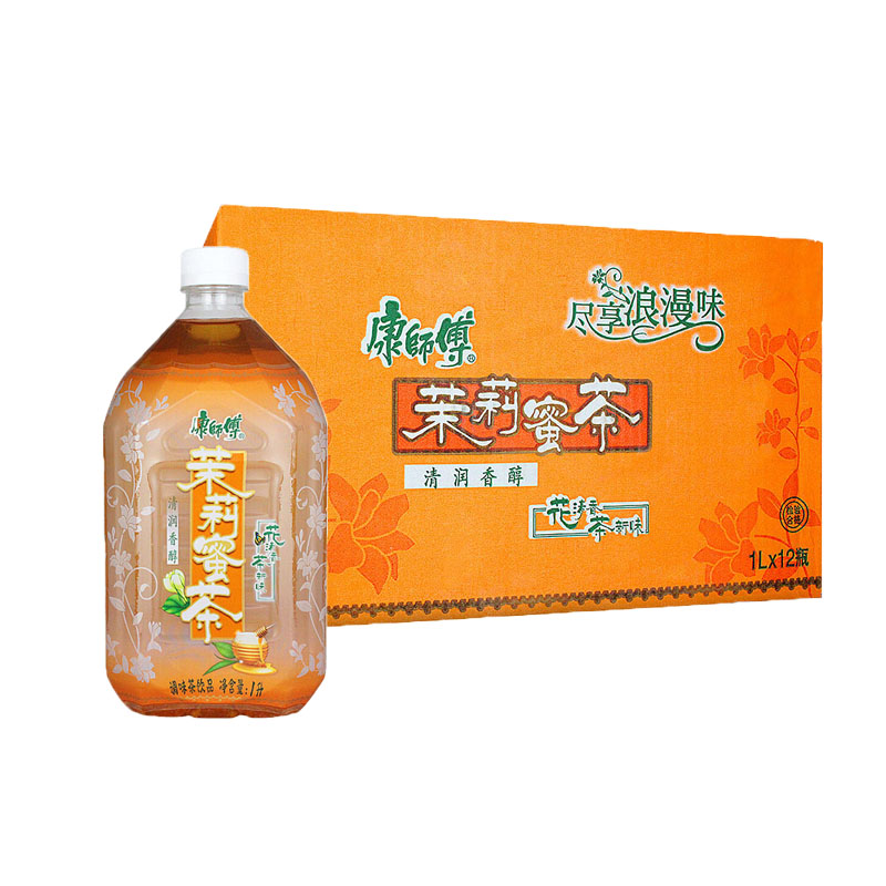 【仅供上海】康师傅茉莉蜜茶1L*12瓶