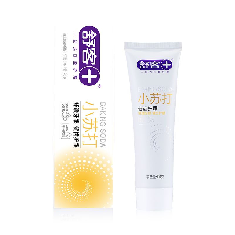 舒客小苏打牙膏(健齿护龈)90克*6支