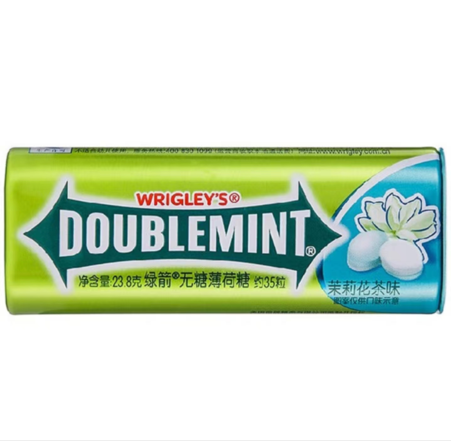 绿箭 无糖薄荷糖（茉莉花茶味） 23.8g/瓶 整箱90瓶